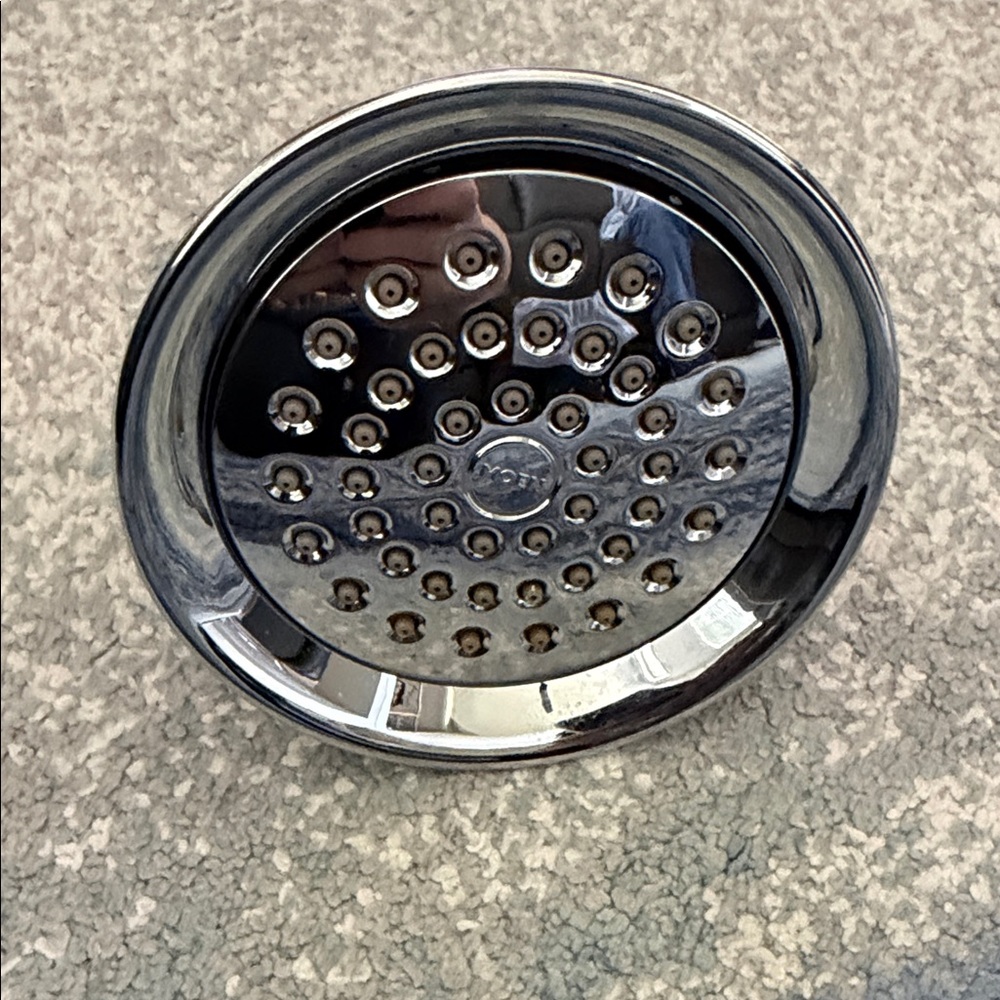 MOEN Chrome Finish Shower Head - Sleek Silver Design